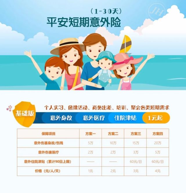 平安短期15天团体意外险